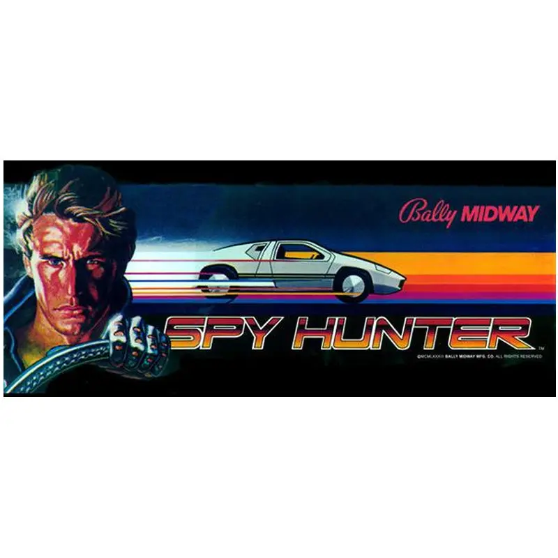 Spy Hunter Arcade Marquee 1