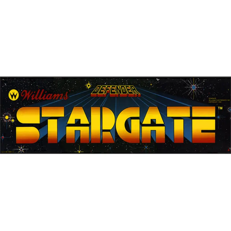 Stargate Arcade Marquee 1