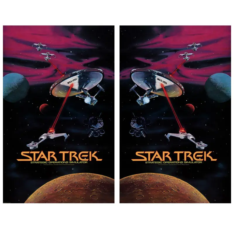Star Trek Upright Side Art Decals 1