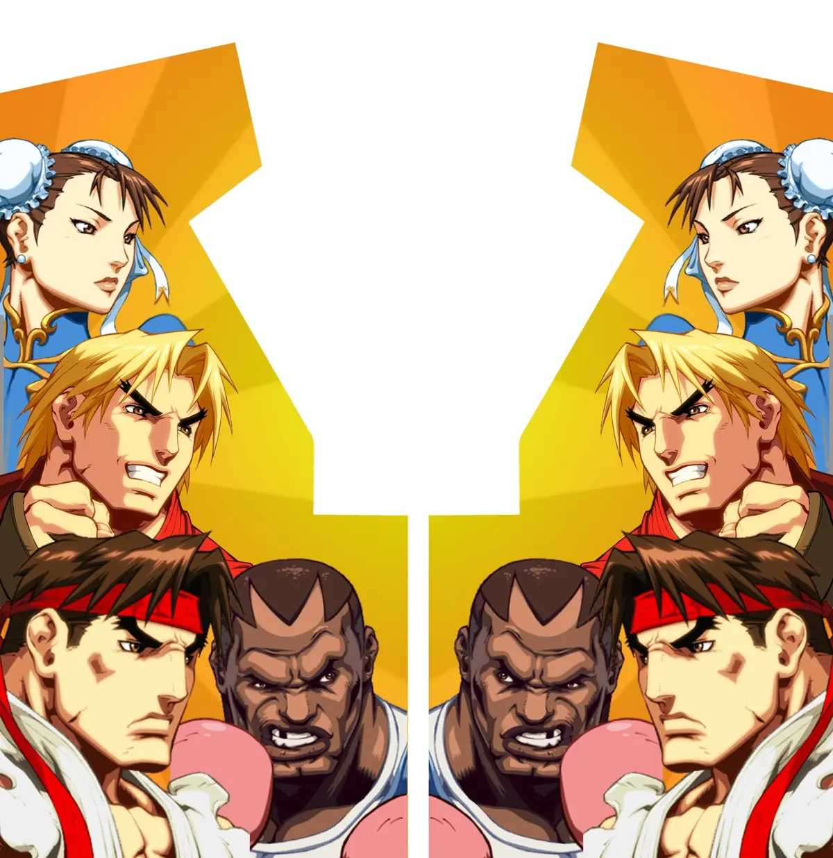 Street Fighter Side Art (For Konami Cabinet) 1