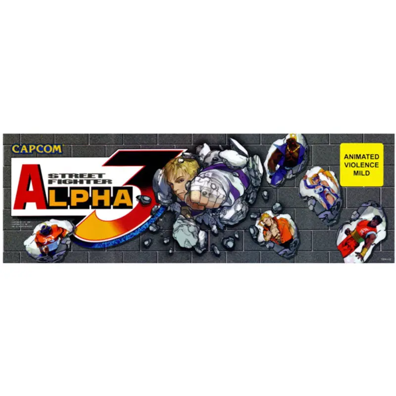 Street Fighter Alpha 3 Marquee 1