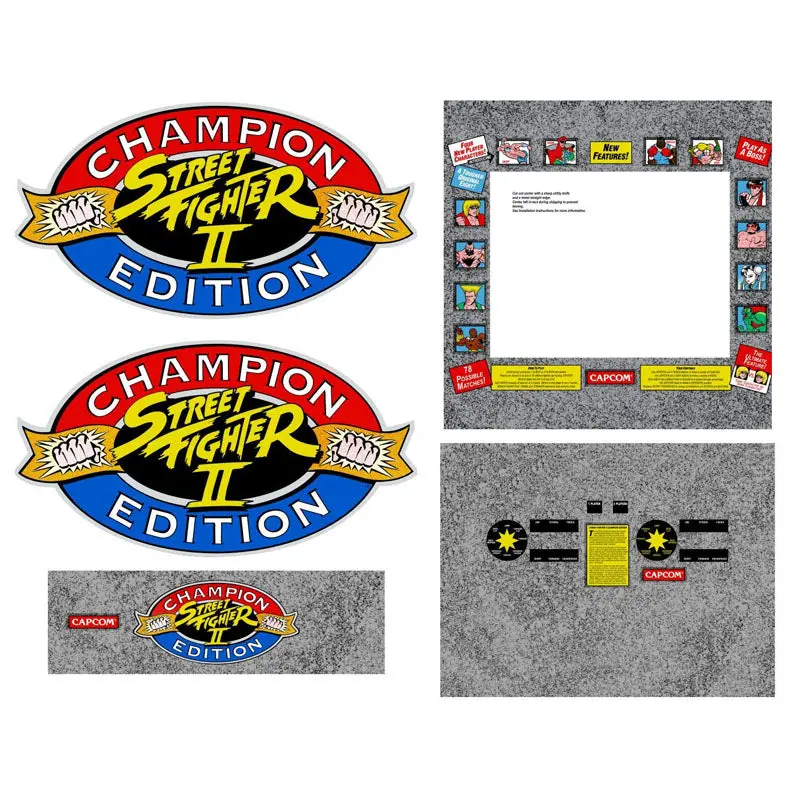 Street Fighter Ii Sf2 Champion Edition Complete Kit 1