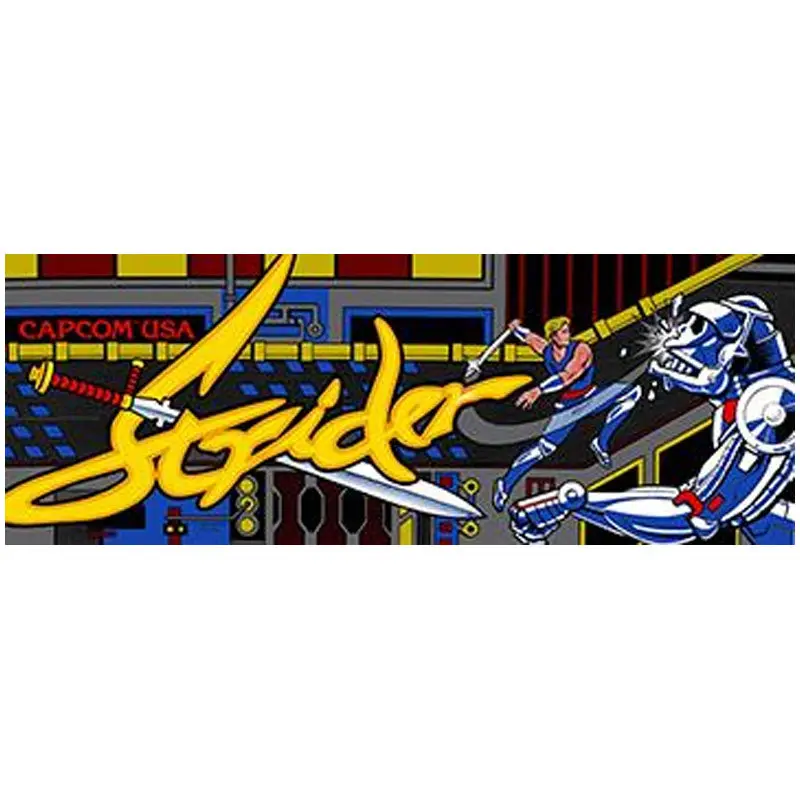 Strider Arcade Marquee 1