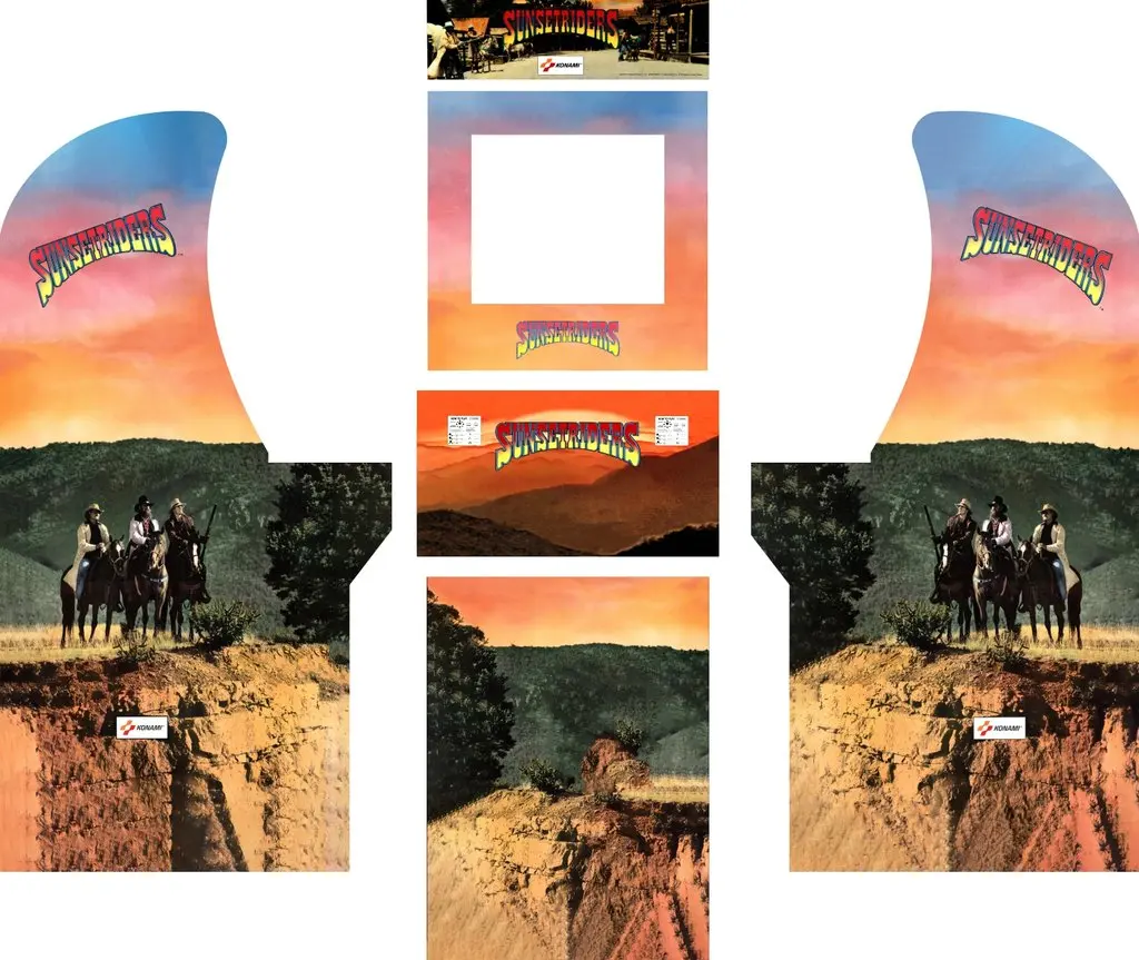 Arcade1up - Sunset Riders Art 1