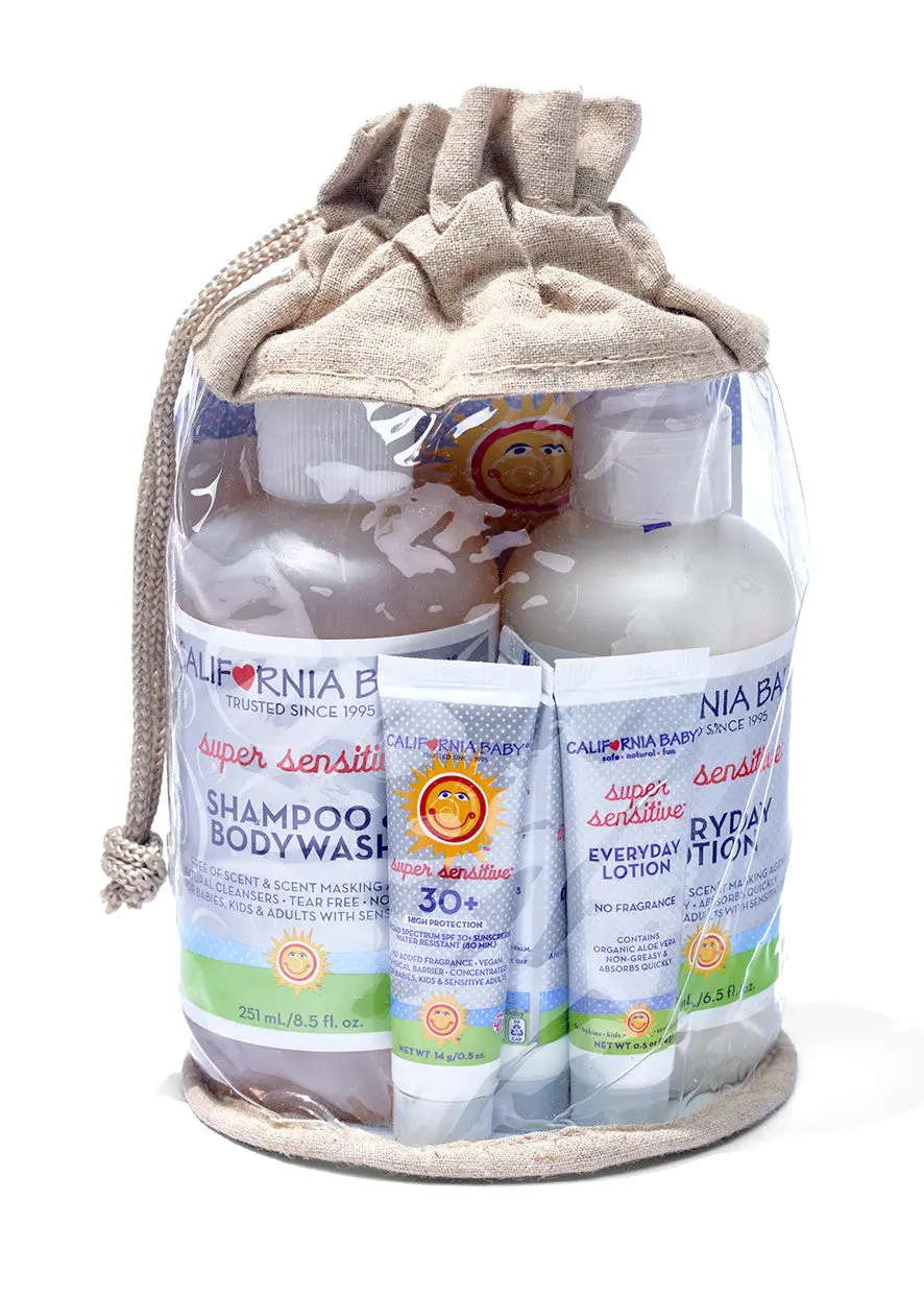 California Baby (No Fragrance) Super Sensitive™ Newborn Tote 2