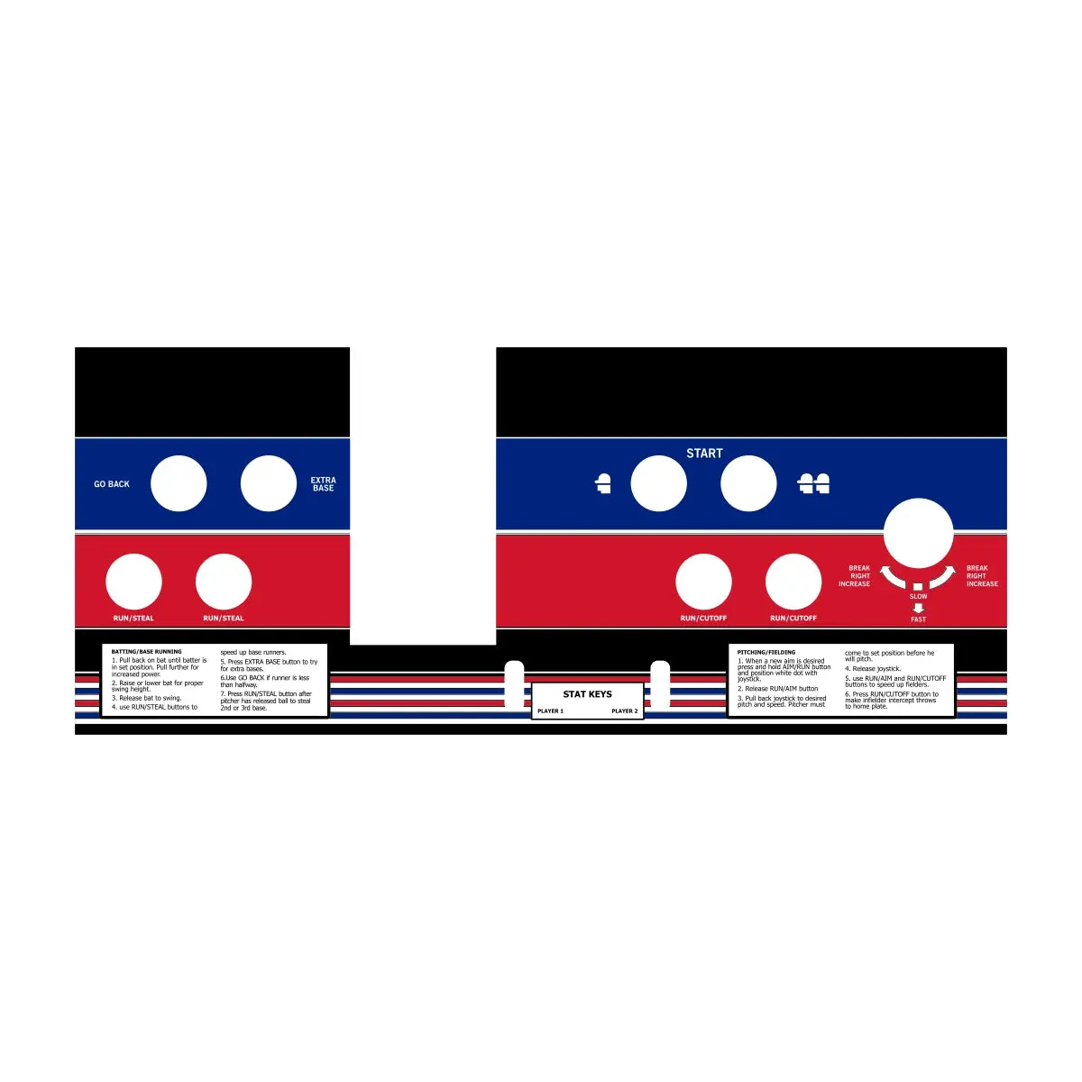 Super Baseball Double Play Cpo - Control Panel Overlay 1