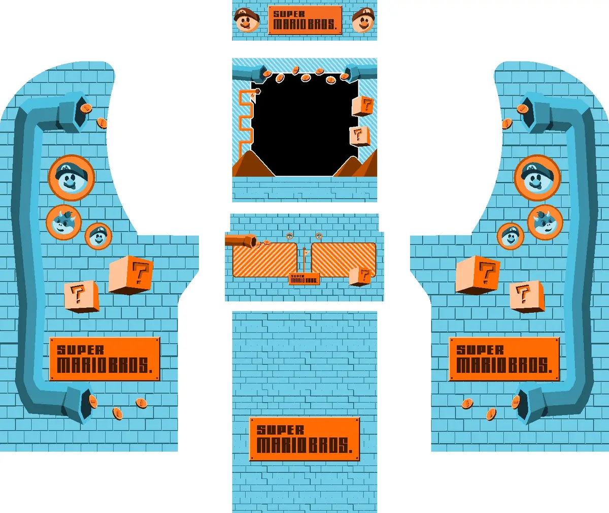 Arcade1up - Super Mario Bros. Art 1