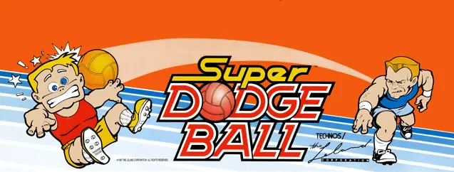 Super Dodgeball Arcade Marquee 2