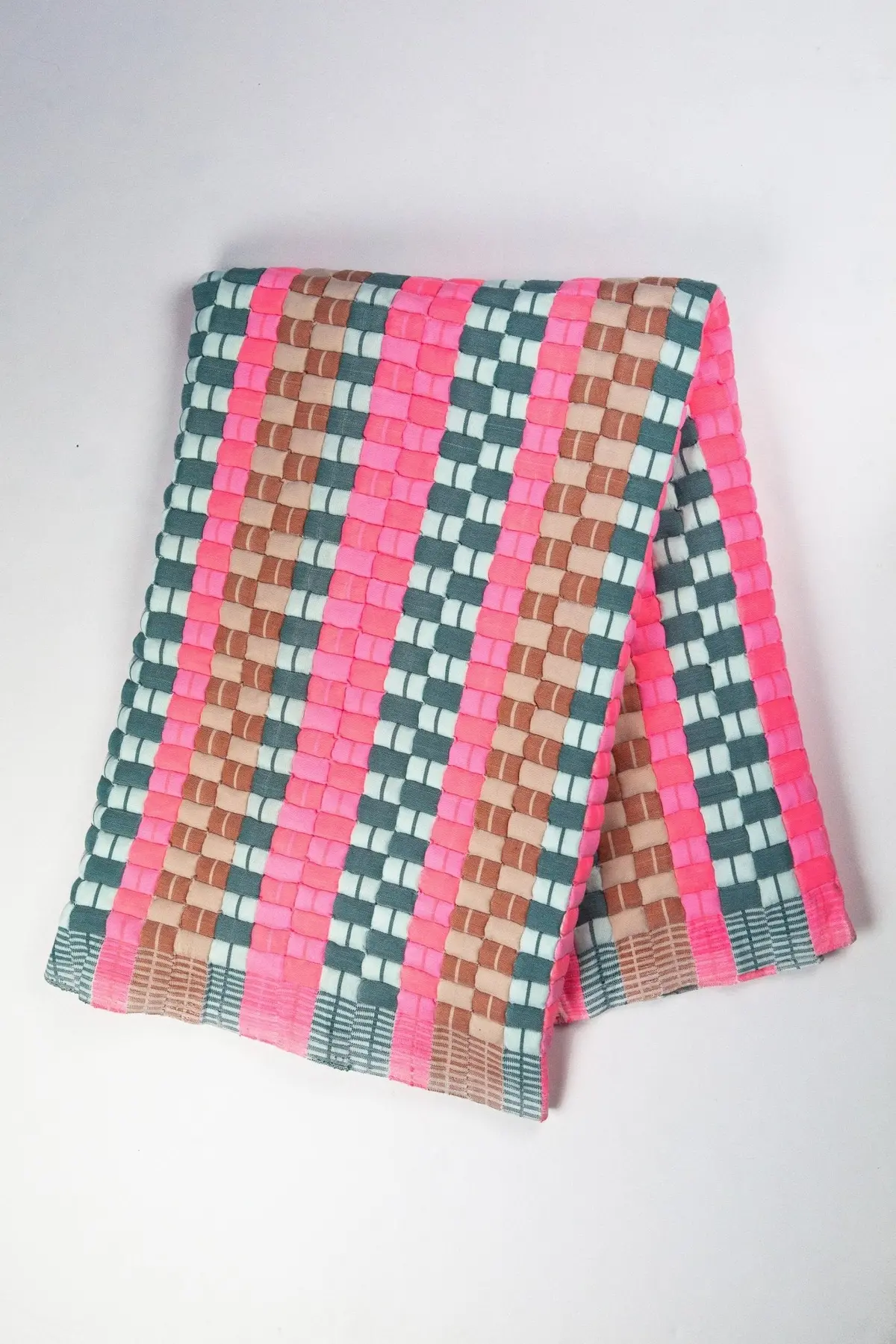 Archive New York Quilted Sujani Throw Blanket - Multi 1