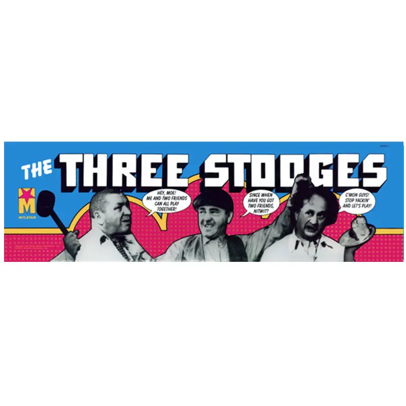 Three Stooges Arcade Marquee 1