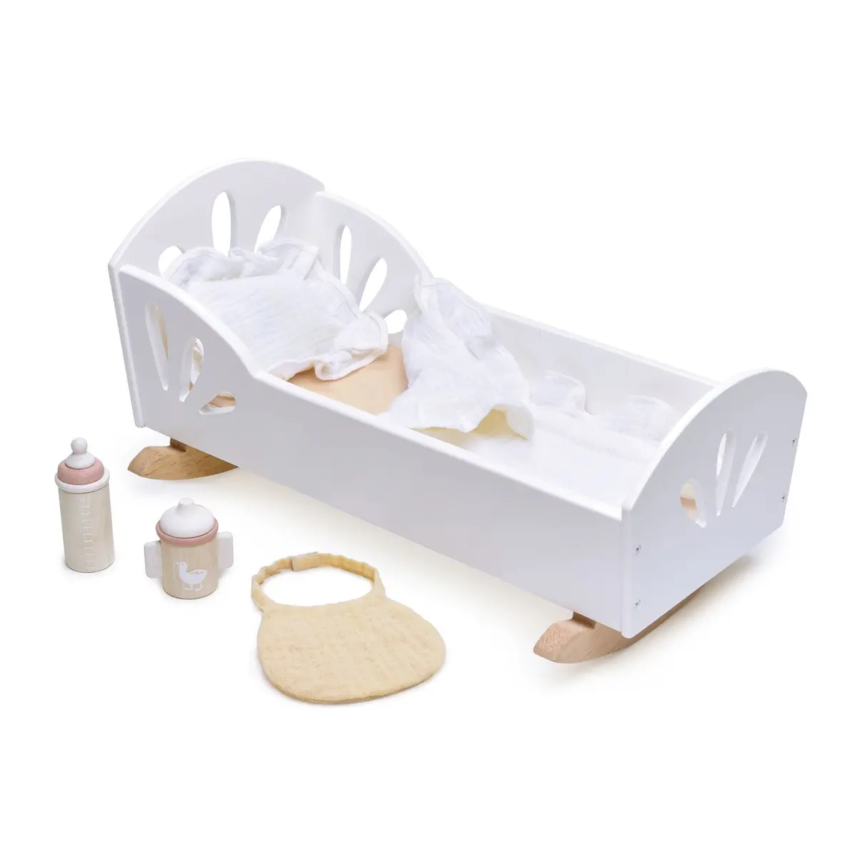 Tender Leaf Sweet Swan Dolly Bed 1