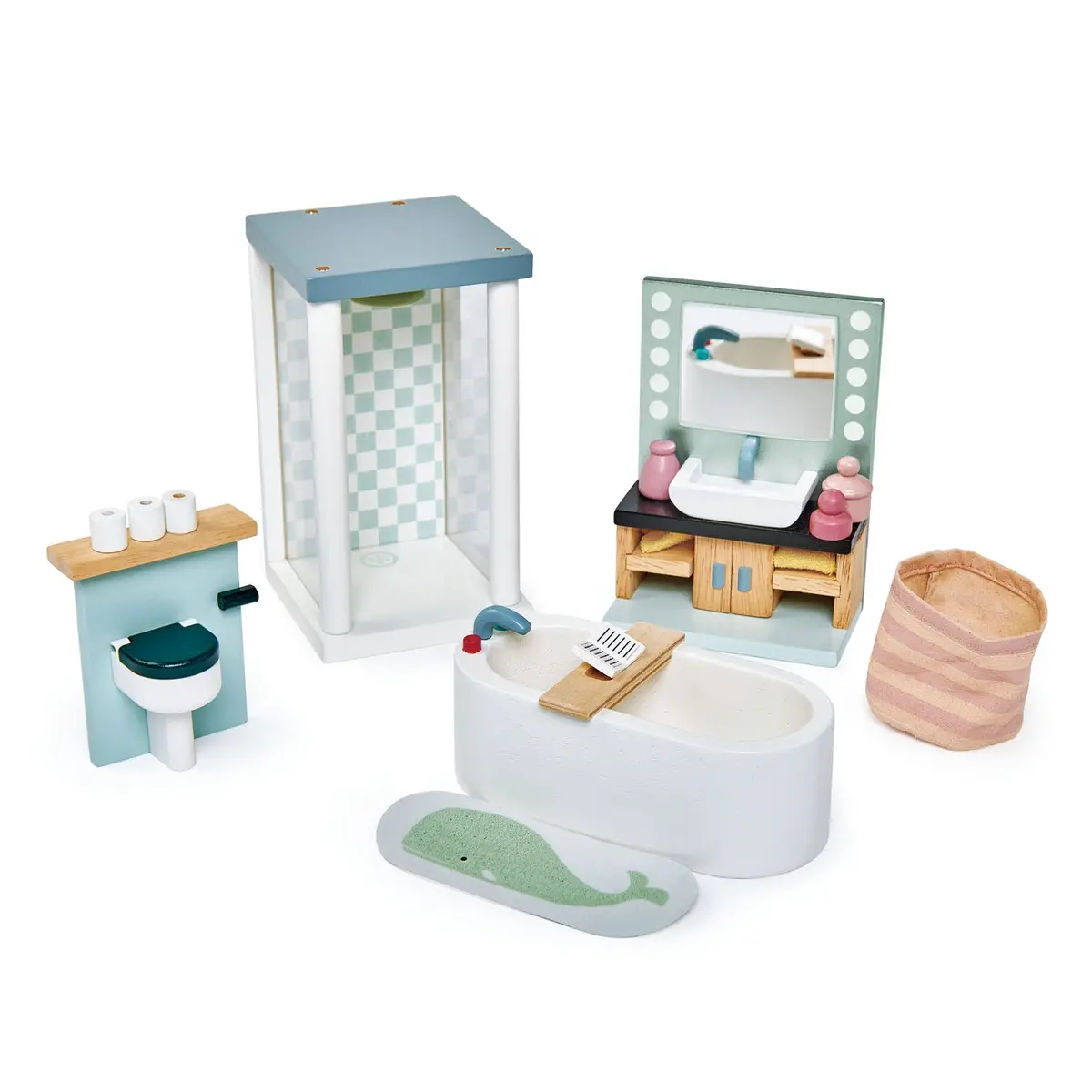 Tender Leaf Dolls House Bathroom Furniture 1