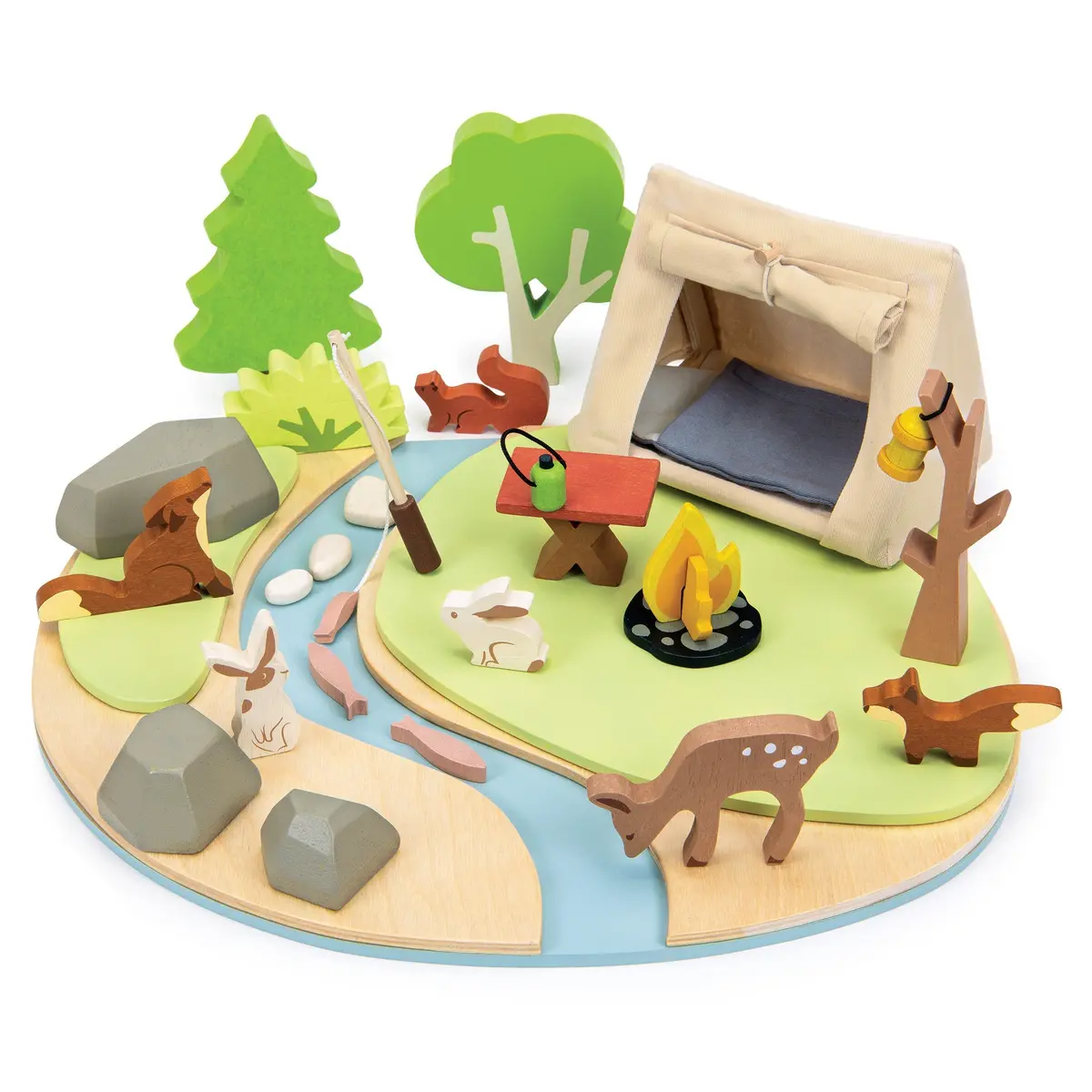 Tender Leaf Wildlife Camping Playset 1