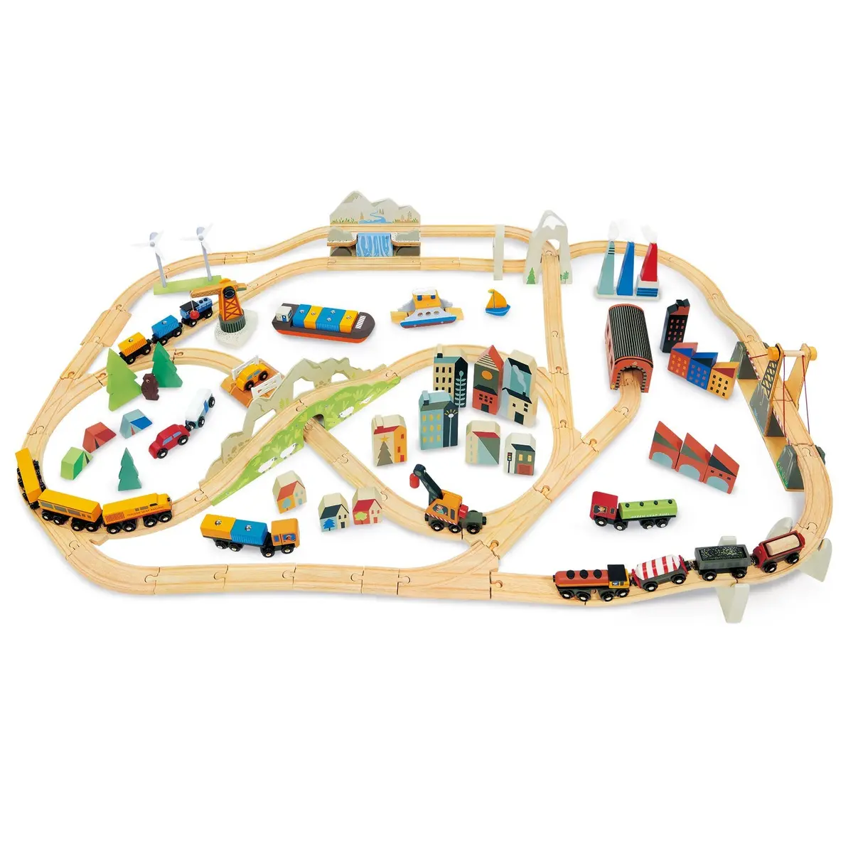 Tender Leaf Mountain View Train Set 1