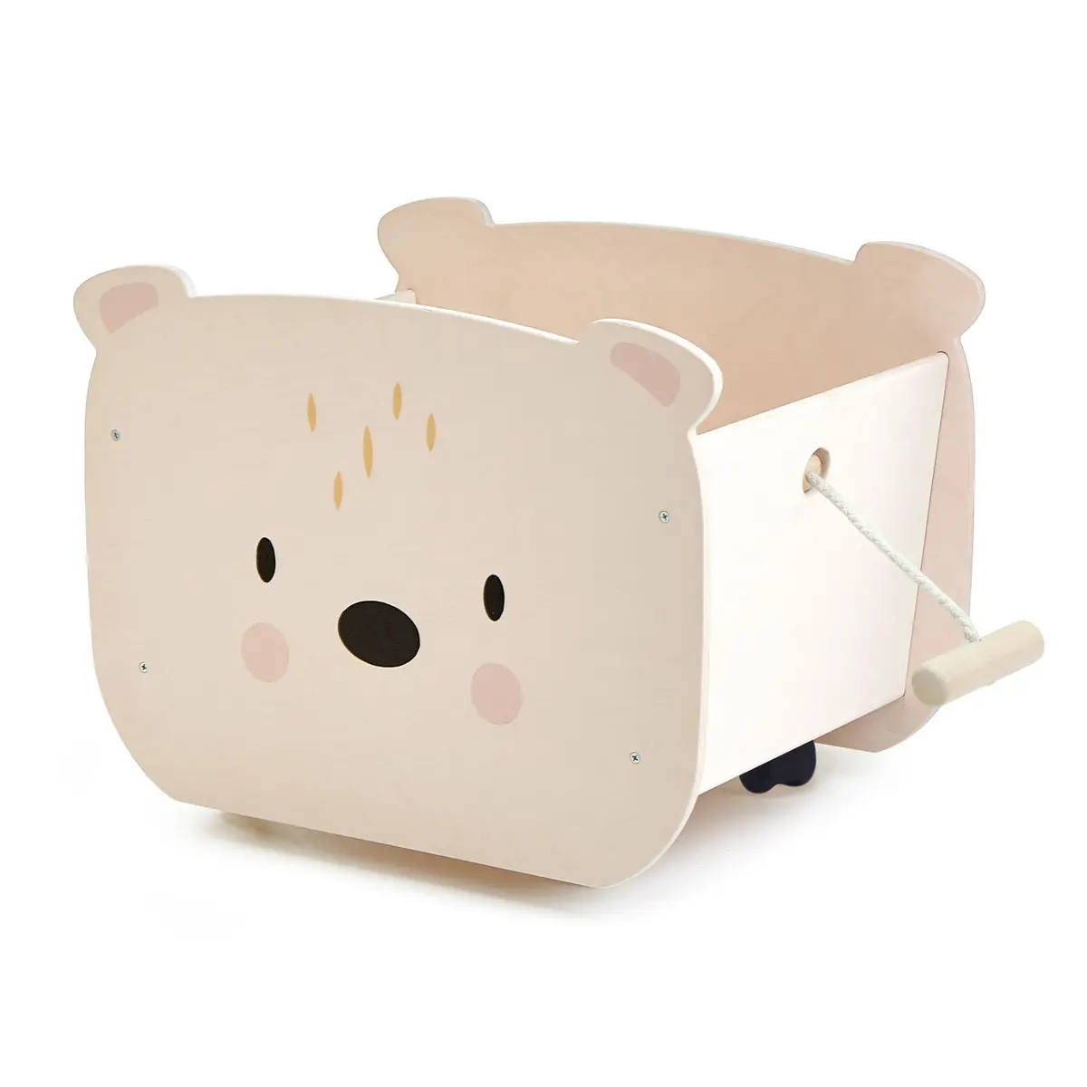 Tender Leaf Pull Along Bear Cart 1