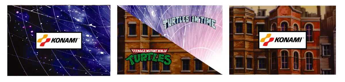 Arcade1up Tmnt In Time Riser Decals 1