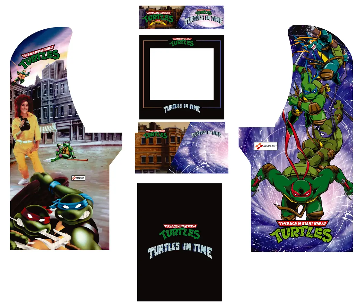 Arcade1up - Teenage Mutant Ninja Turtles In Time Art 1