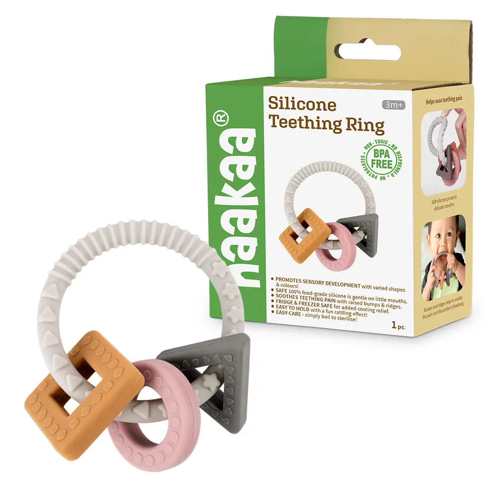 Haakaa Silicone Teething Ring 1 Pk 1