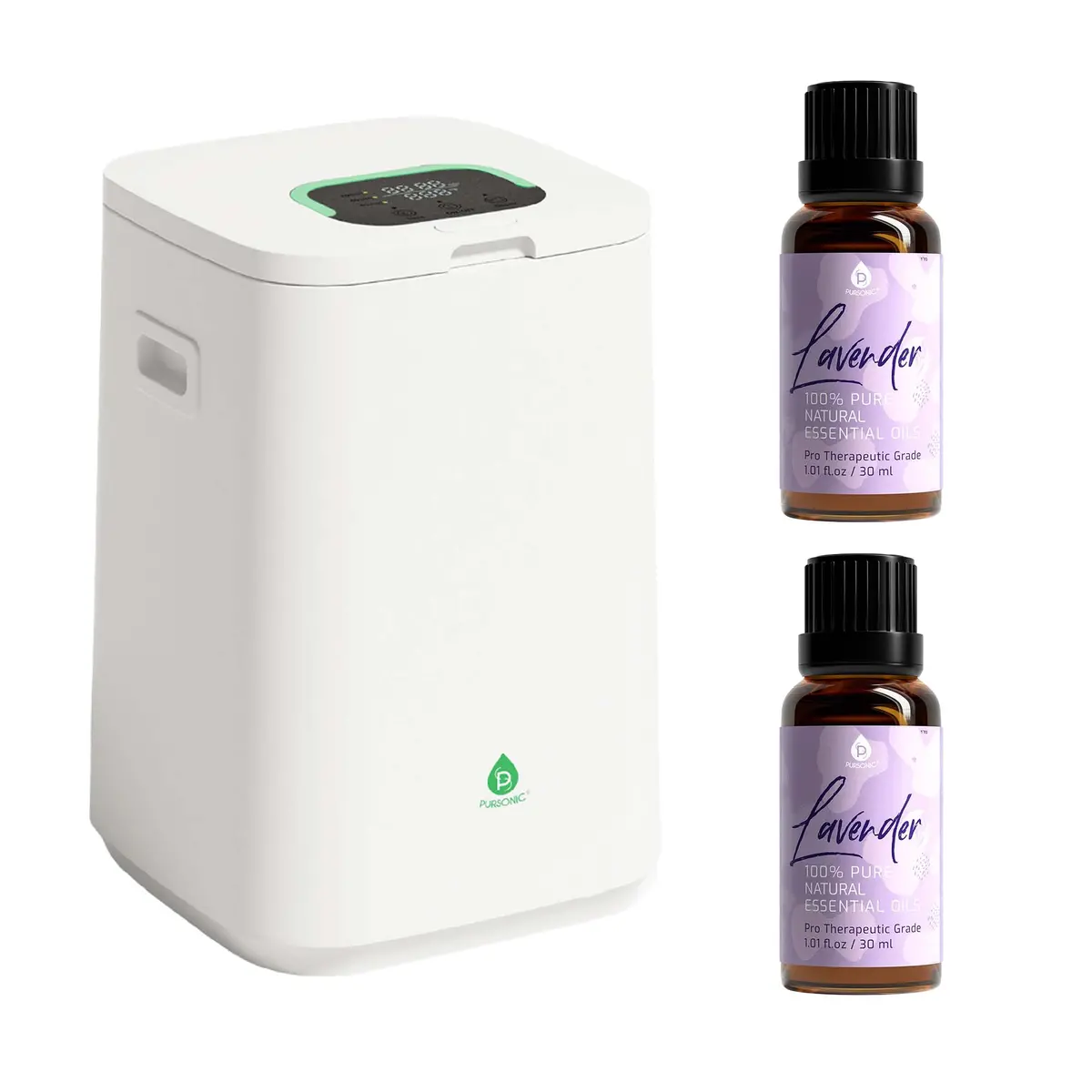 Pursonic Luxury Home Spa Bundle – Towel Warmer & Lavender Essential Oil 1