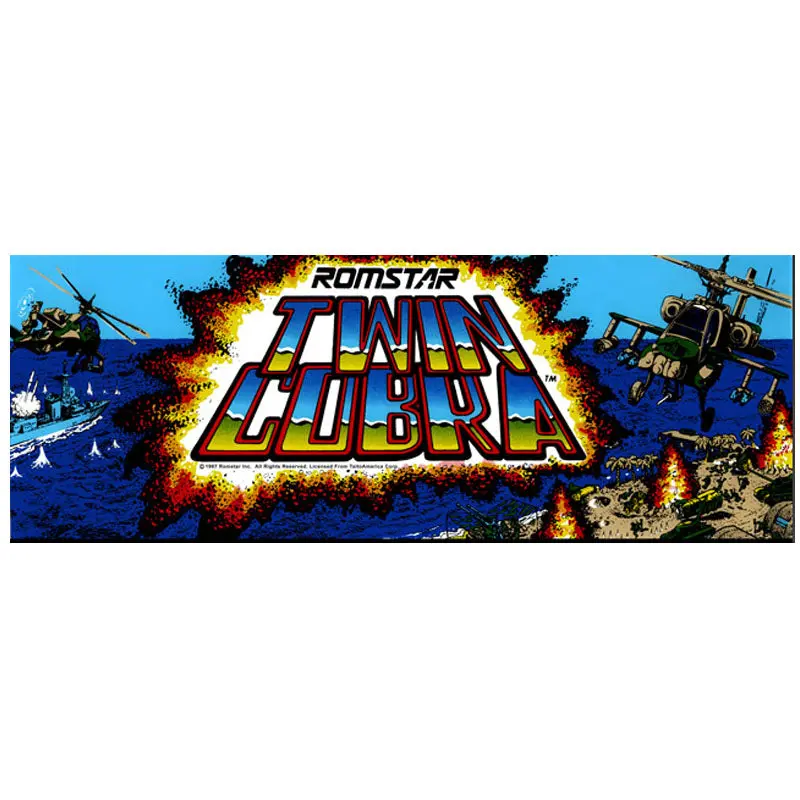 Twin Cobra Arcade Marquee 1