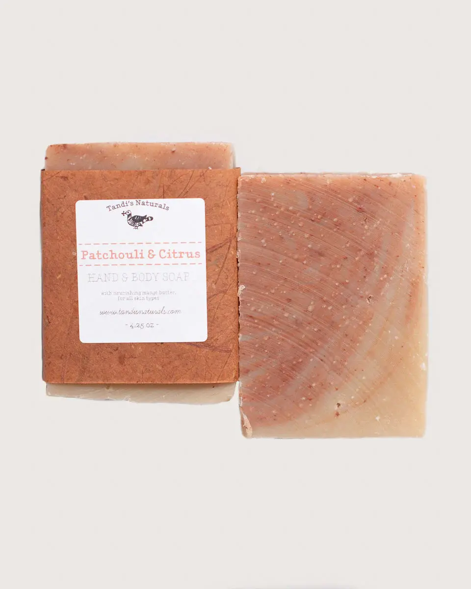 Tandi's Naturals Patchouli Citrus Soap (2 Pack) 1