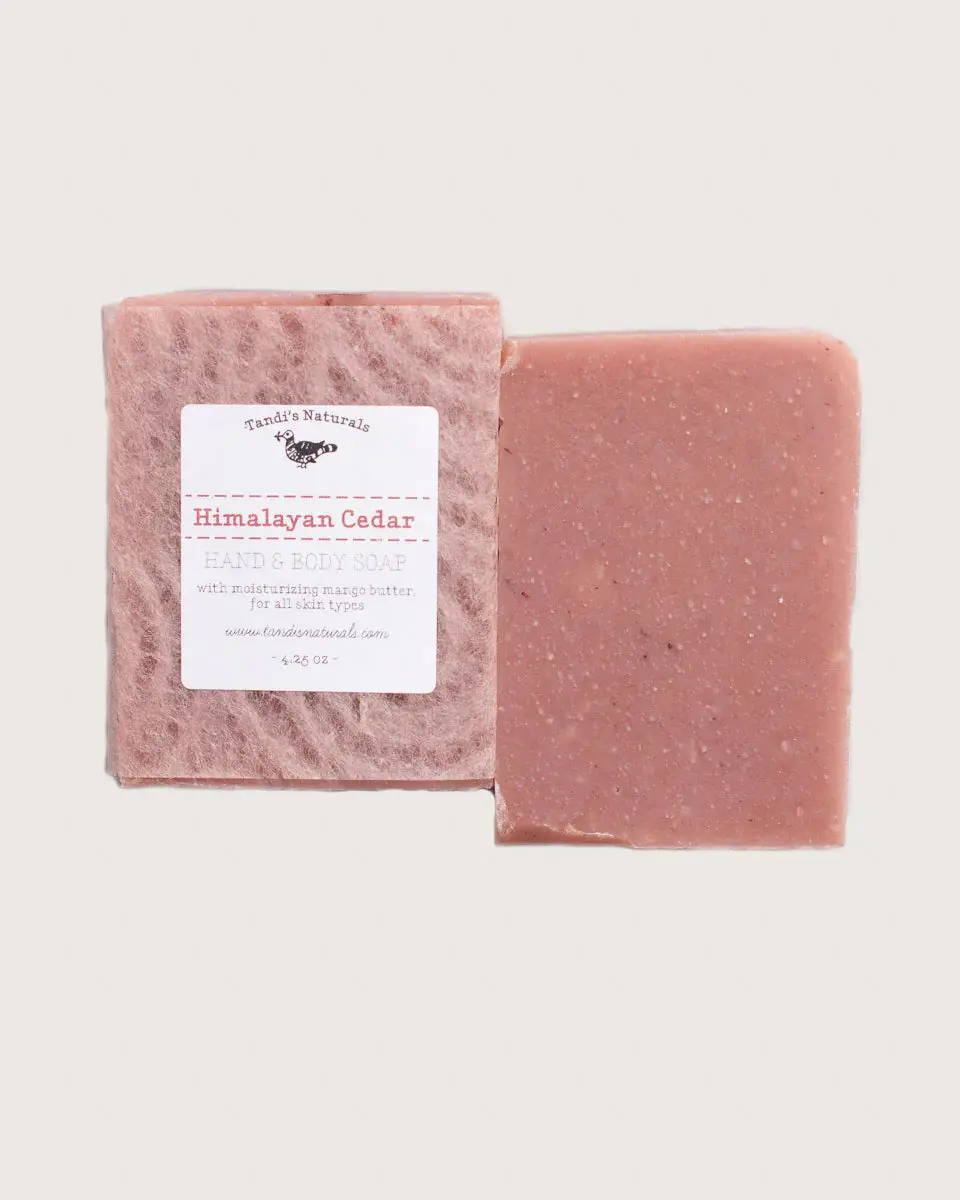 Tandi's Naturals Sweet Himalayan Cedar Soap (4 Pack) 1
