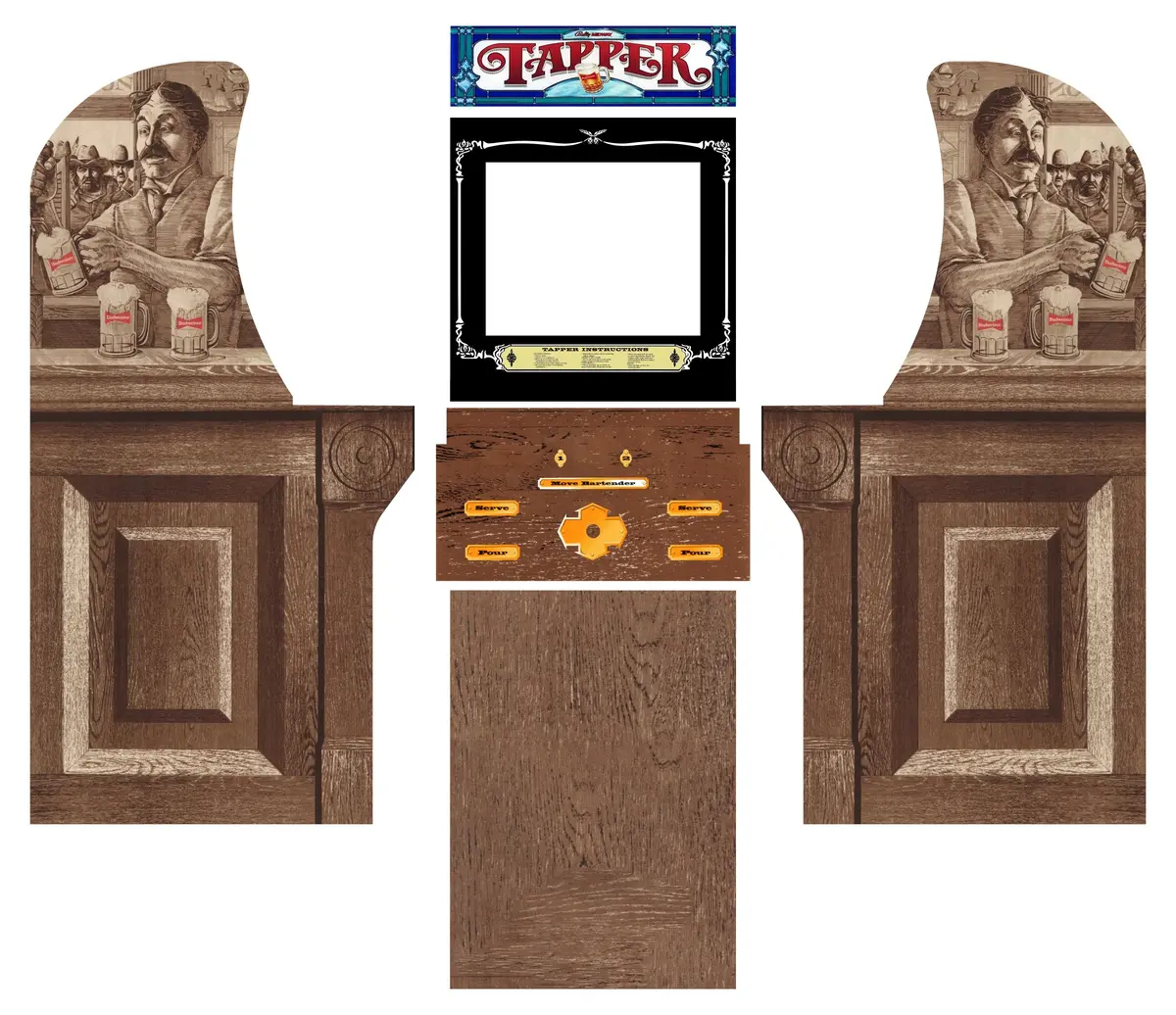 Arcade1up - Tapper Art 1