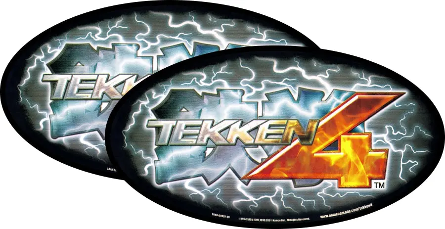 Tekken 4 Side Art Medallion Decals 1