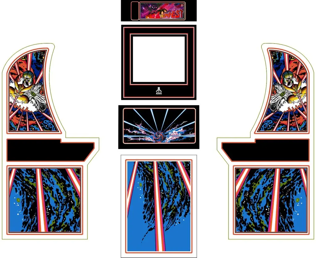 Arcade1up - Tempest Art 1