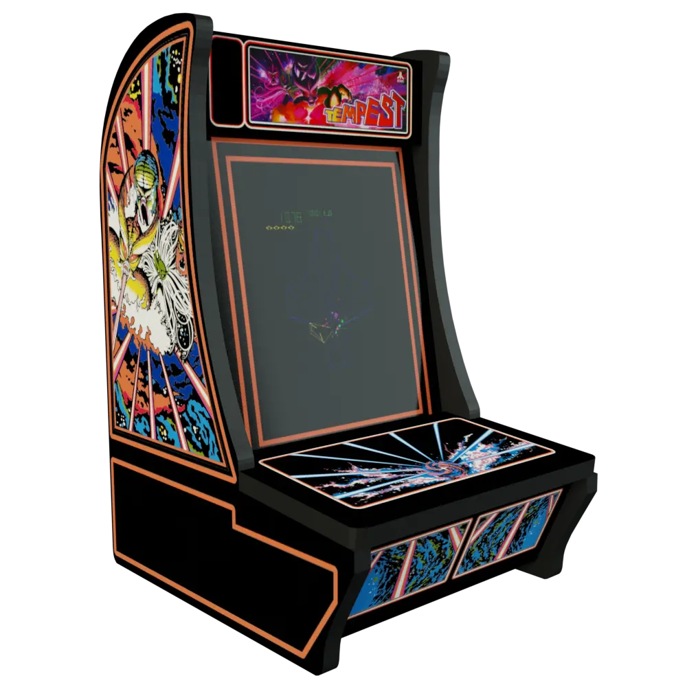 Arcade1up Countercade Tempest Decal Kit 2