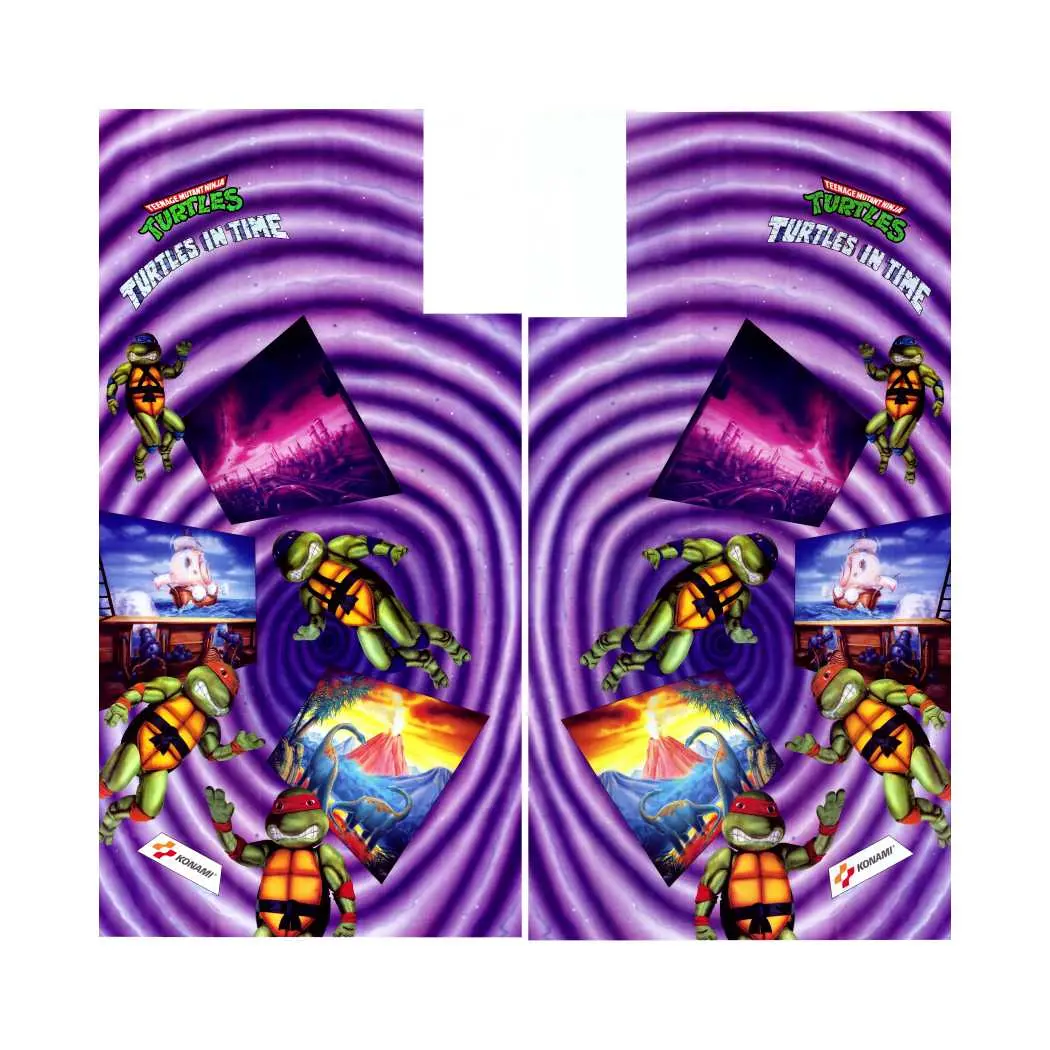 Turtles In Time Side Art Set - Teenage Mutant Ninja Turtles 1