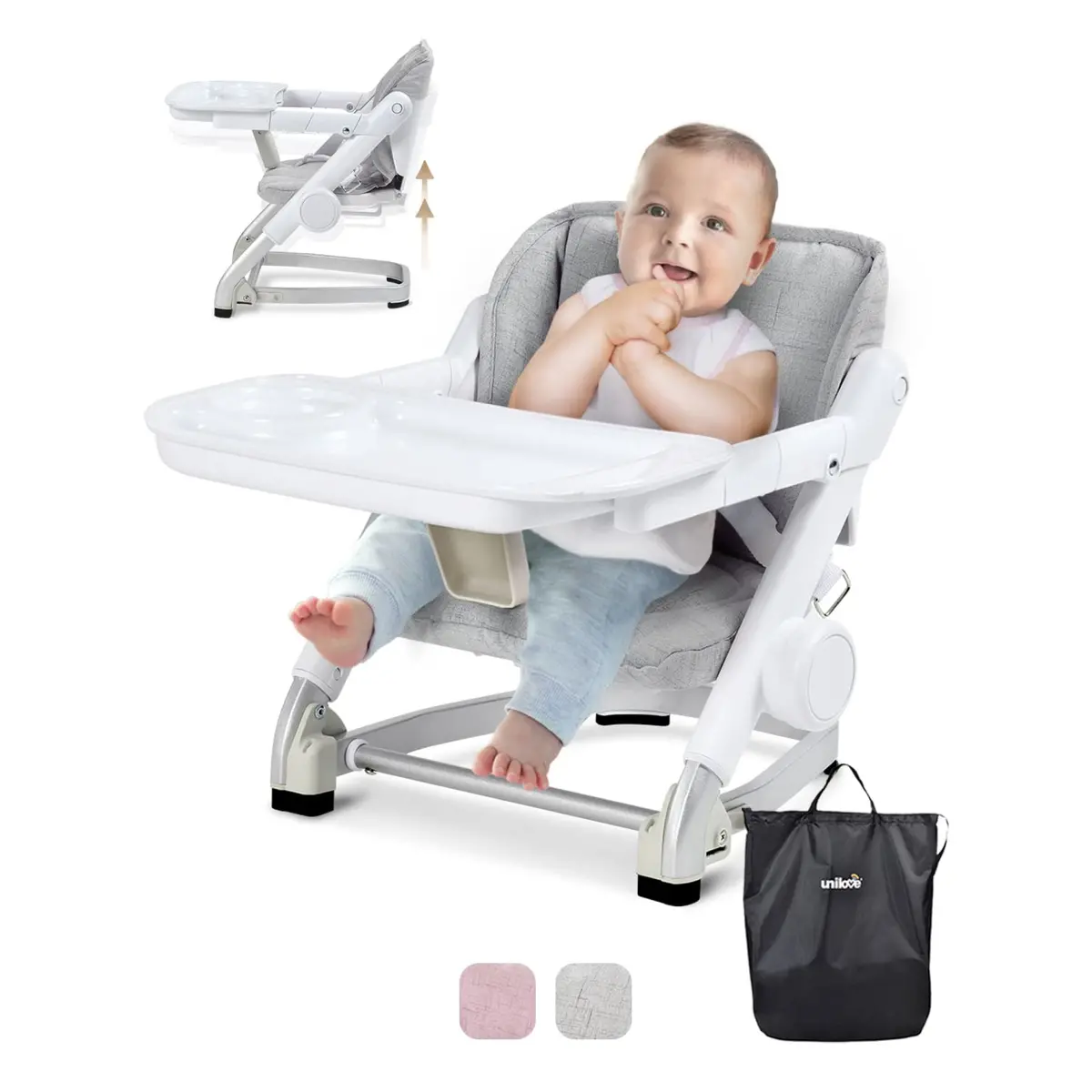 Unilove Feed Me 3-In-1 Dining Booster Seat For Toddlers 2
