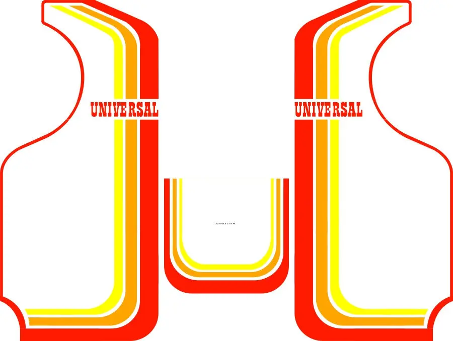 Universal Side Art & Kickplate Set: Mr. Do 2