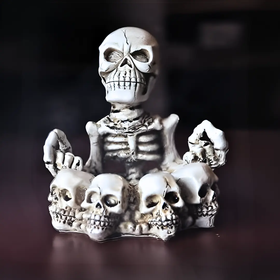 Decor Toy 4*4*4 Inches Ghost Gopal White Colour 1