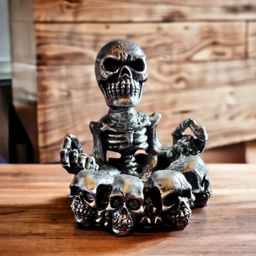 Decor Toy 4*4*4 Inches Ghost Gopal Silver Colour 1