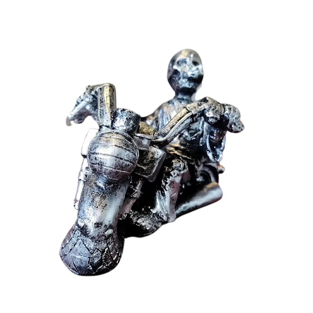 Decor Toy 6*4*4 Inches Ghost Rider Silver Colour 1