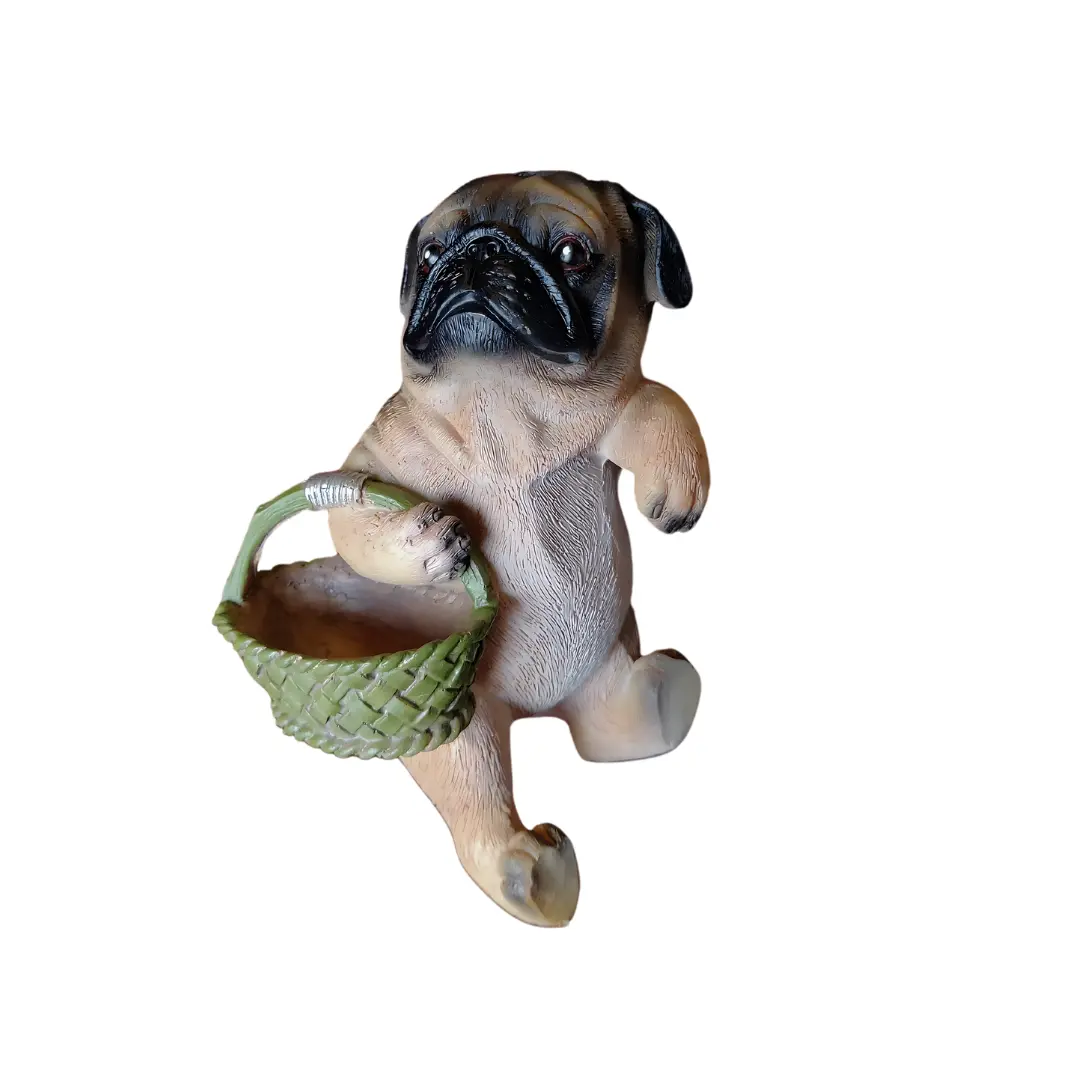 Decor Toy - 6*4*6 Inches - Hanging Pug Dog Puppy 1