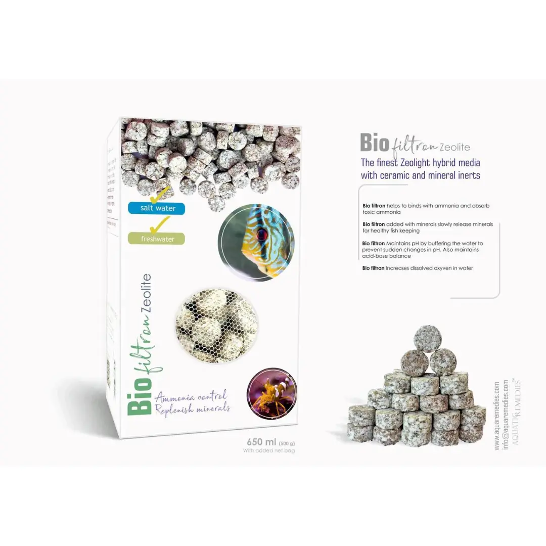 Filter Media Aquatic Remedies Bio Filtron Zeolite | 650Ml/500Gm 2