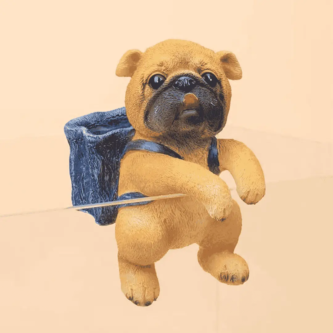 Decor Toy  Hanging Pug Dog Puppy 1