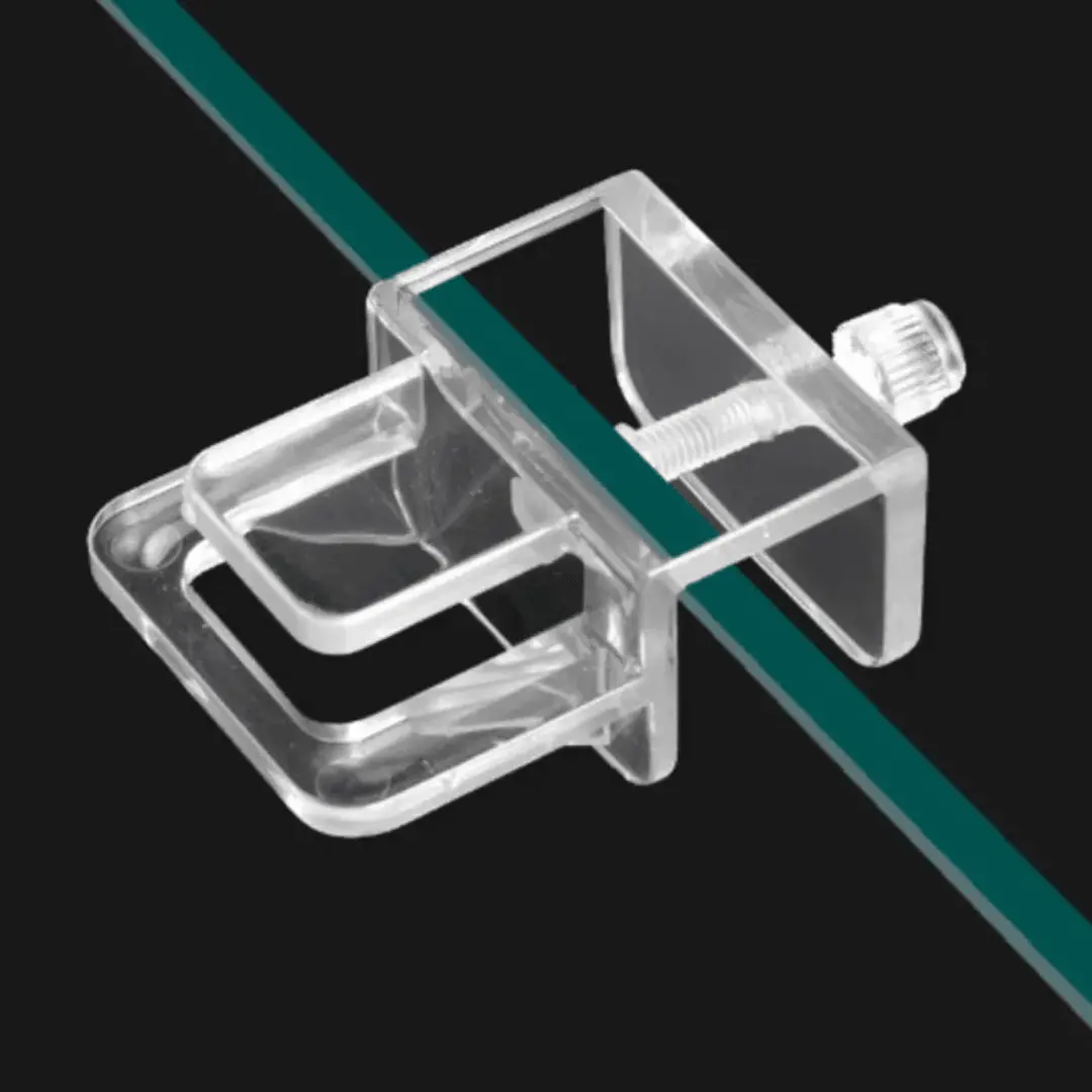 Acrylic Clamp Transparent Aquarium Cover Holder - Use Upto 21Mm 1