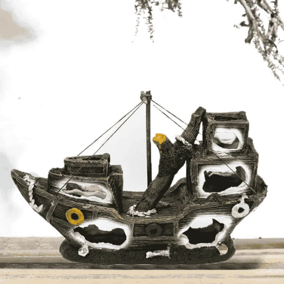 Decor Pirate Ship Aquarium Ornament 1