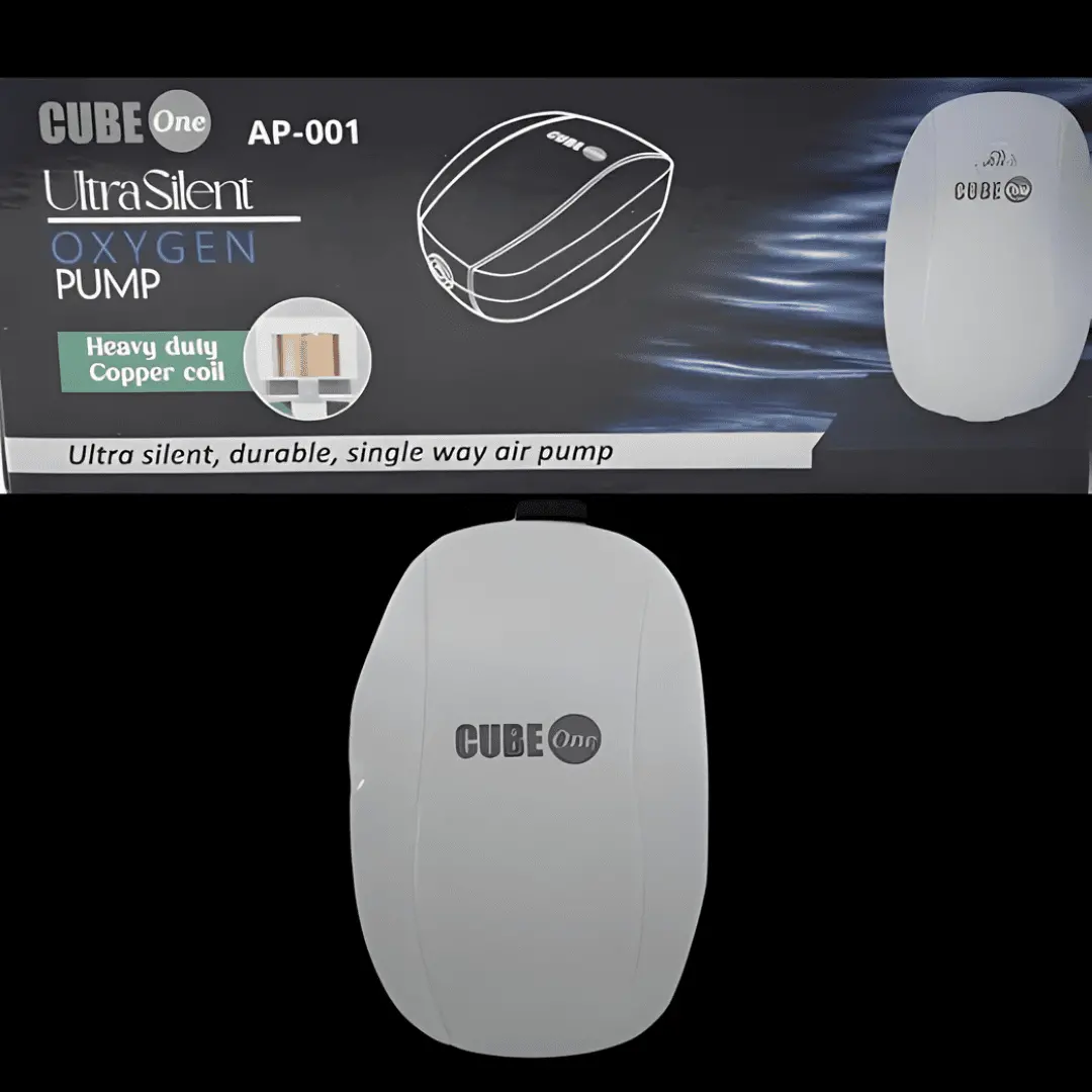 Cube One Ap-001 Ultra Silent Aquarium Air Pump 1