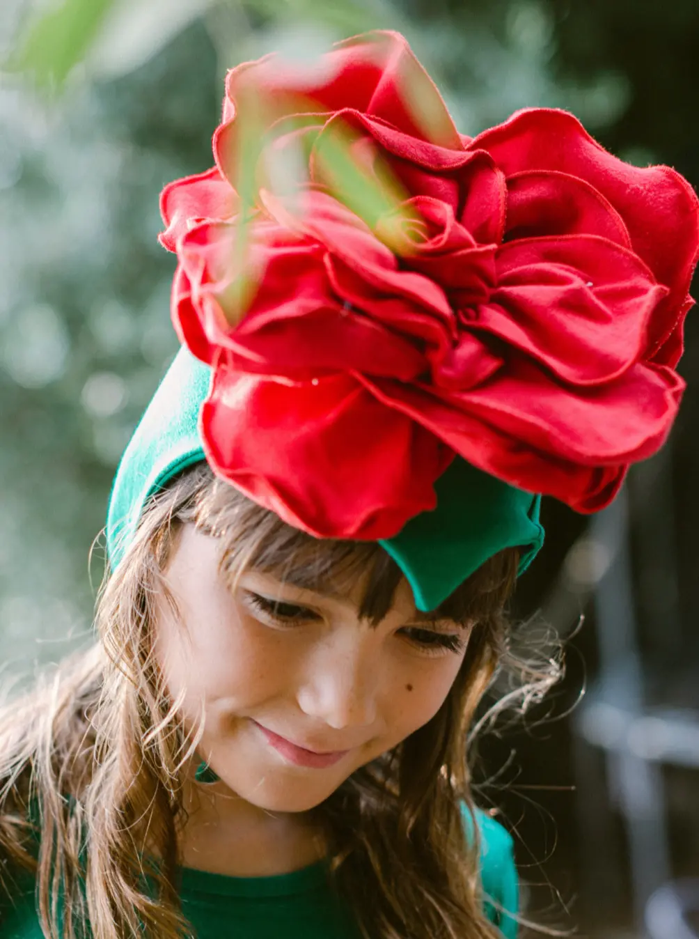Band Of The Wild Red Rose Costume With Green Stem Pajamas 3