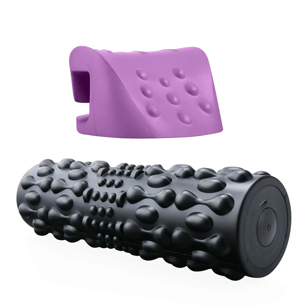 Pursonic Muscle Relief Bundle: Vibrating Foam Roller & Neck And Shoulder Stretcher 1