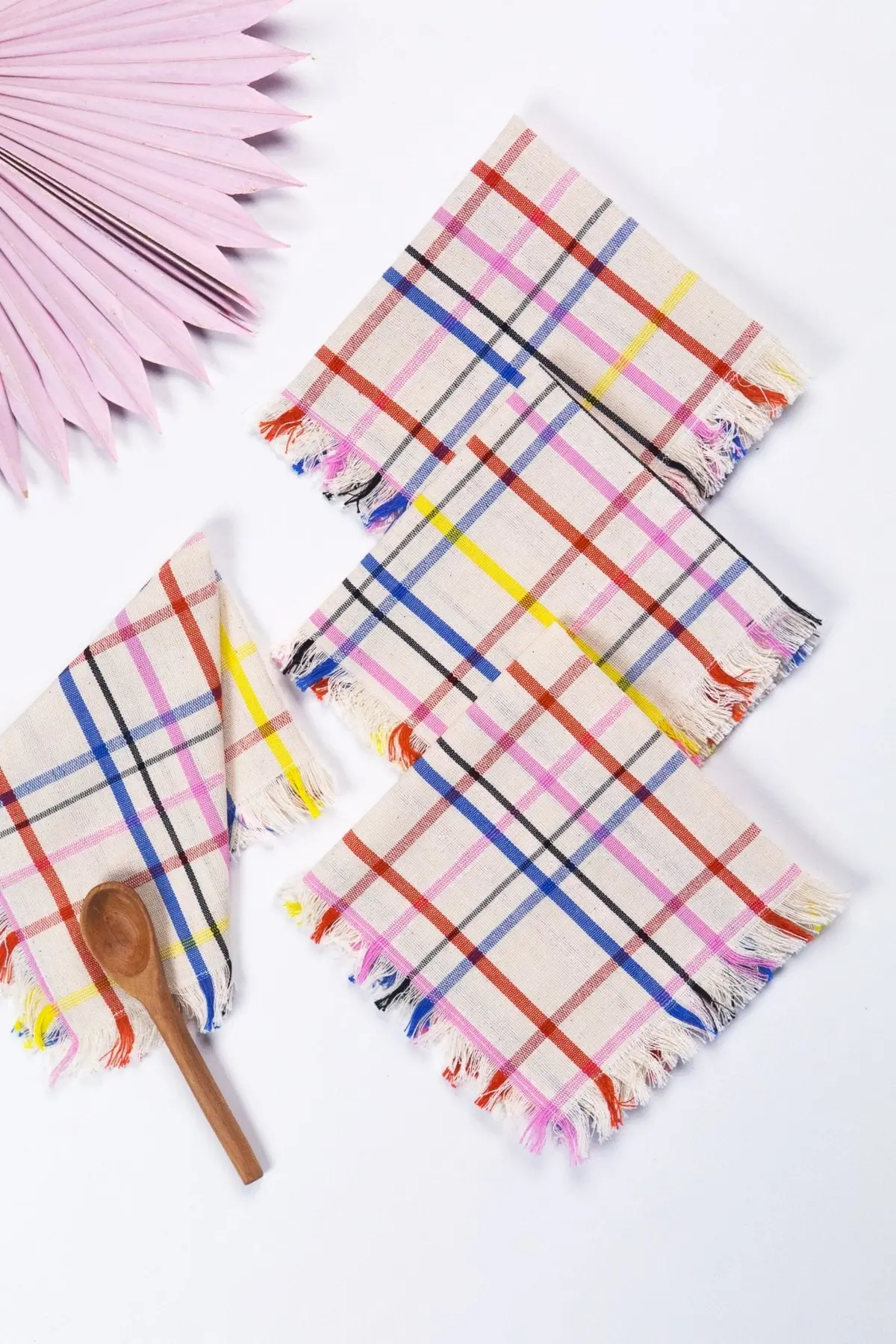 Archive New York Vera Plaid Party Napkin 2
