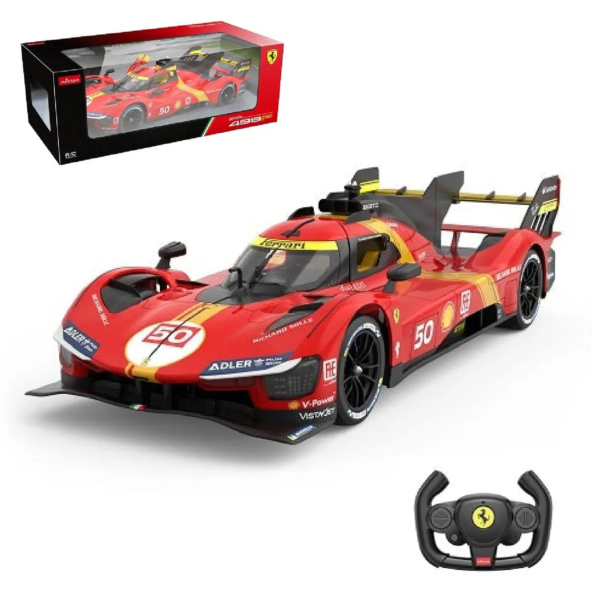 Ferrari 499P Rc Car 1/14 Scale Licensed Remote Control Toy Car By Rastar 1