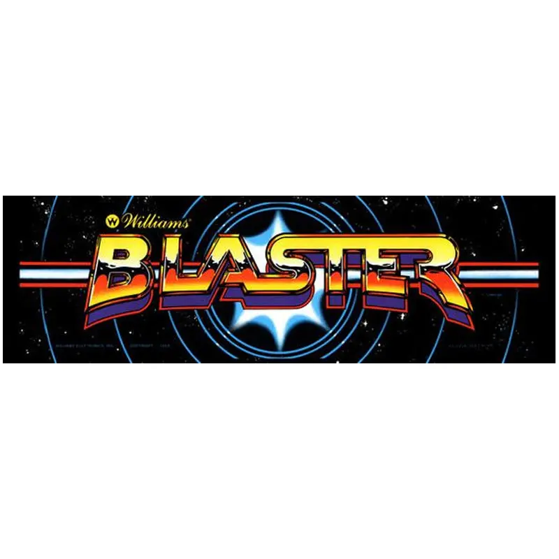 Blaster Arcade Marquee 1
