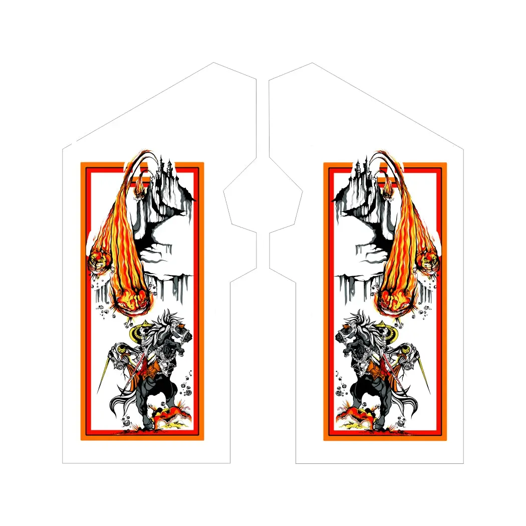 Warlords Arcade Game Side Art Set - Full Wrap 1