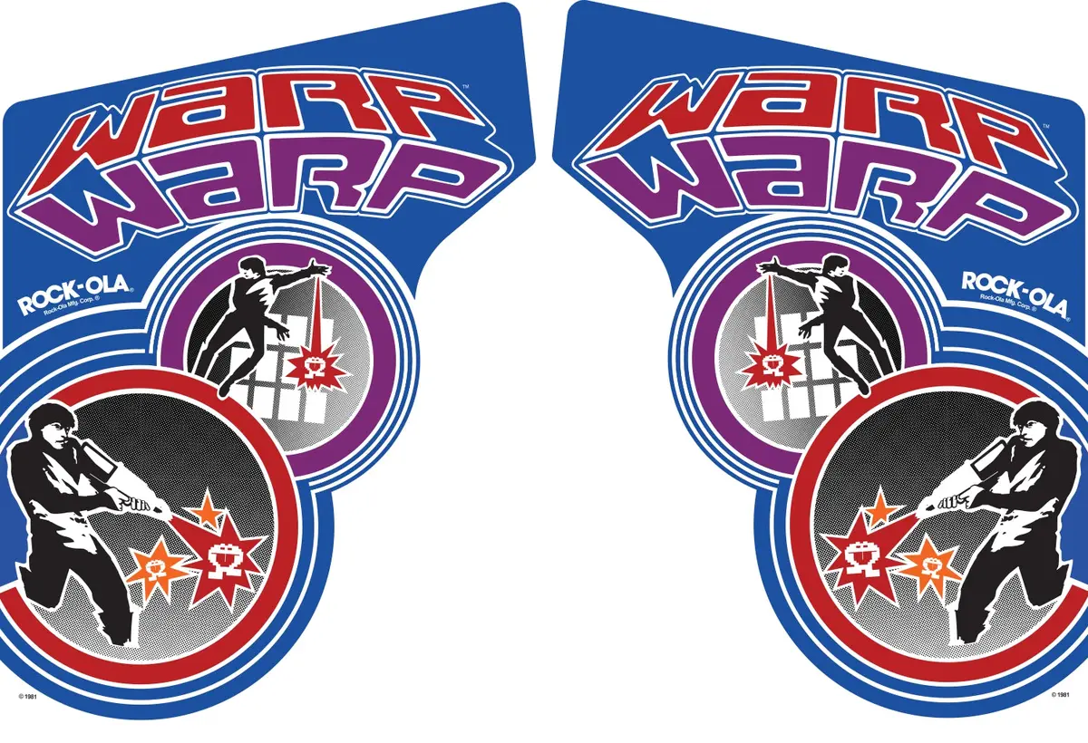Warp Warp Side Art Decals 1