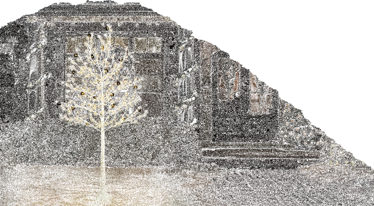 6' Winter Sparkle Birch Tree Decoration 1